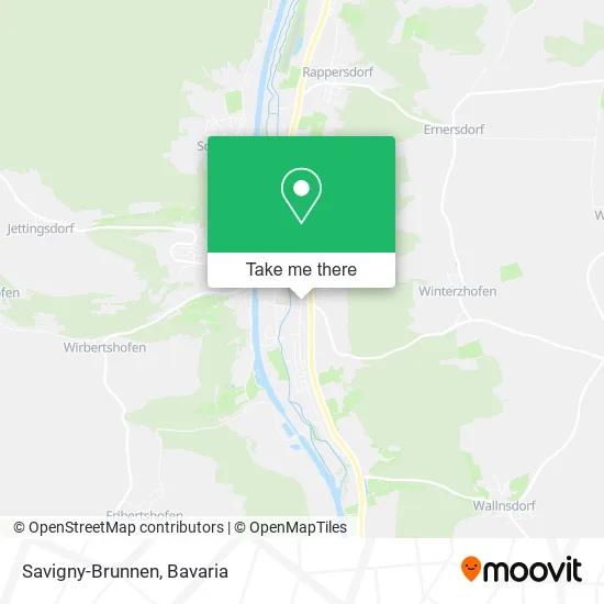 Карта Savigny-Brunnen