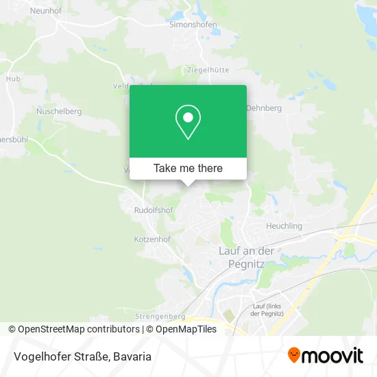 Карта Vogelhofer Straße