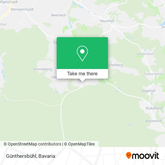 Günthersbühl map