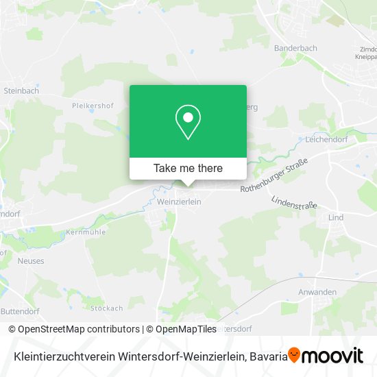 Kleintierzuchtverein Wintersdorf-Weinzierlein map