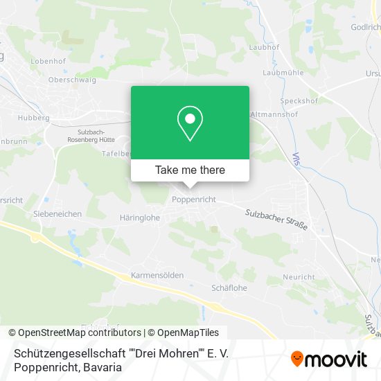 Schützengesellschaft ""Drei Mohren"" E. V. Poppenricht map
