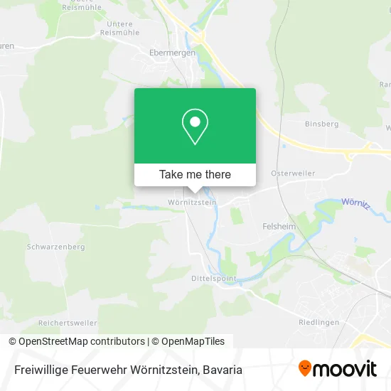 Карта Freiwillige Feuerwehr Wörnitzstein