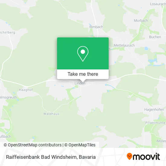 Карта Raiffeisenbank Bad Windsheim