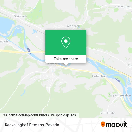 Карта Recyclinghof Eltmann