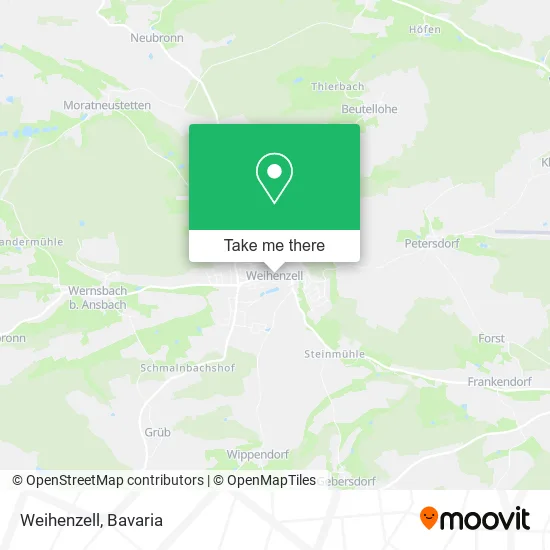 Карта Weihenzell