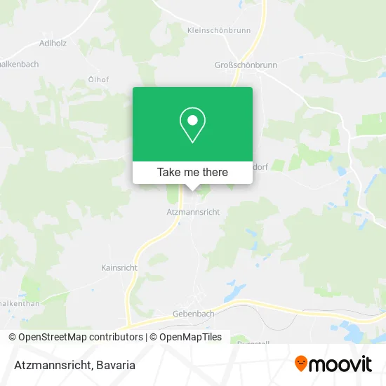 Карта Atzmannsricht