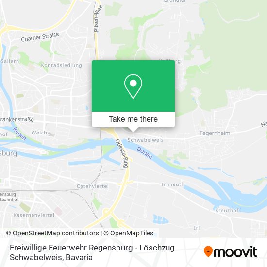 Freiwillige Feuerwehr Regensburg - Löschzug Schwabelweis map