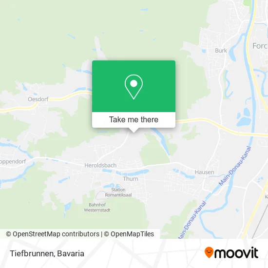 Карта Tiefbrunnen