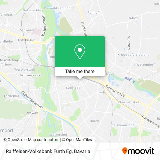Raiffeisen-Volksbank Fürth Eg map