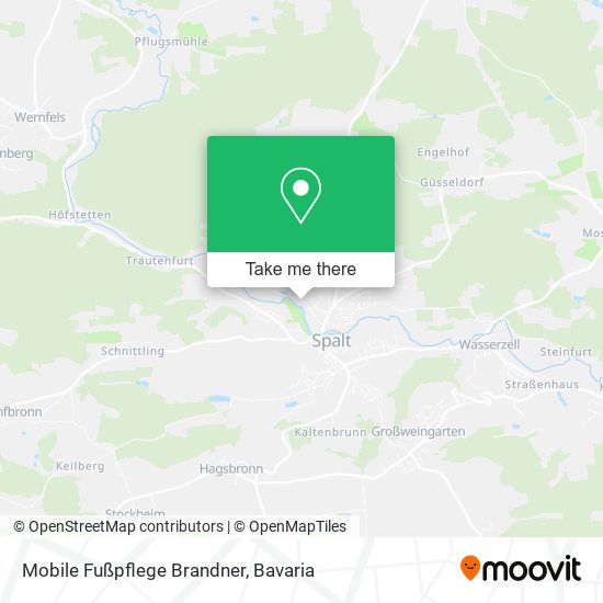 Карта Mobile Fußpflege Brandner