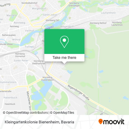 Kleingartenkolonie Bienenheim map