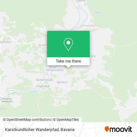 Karstkundlicher Wanderpfad map