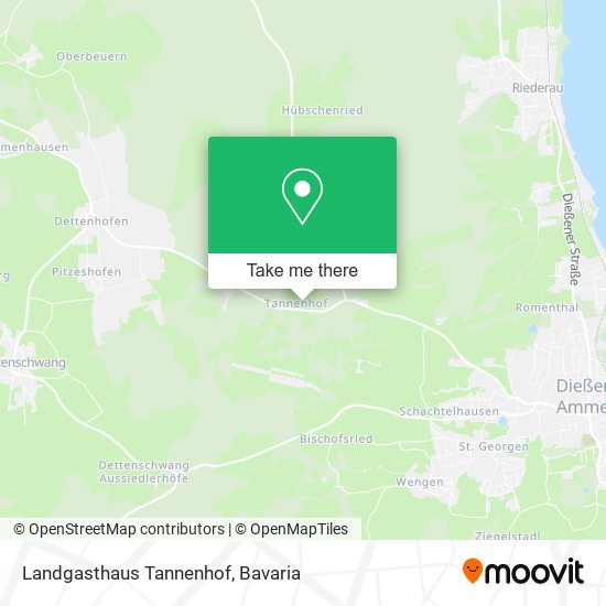 Landgasthaus Tannenhof map