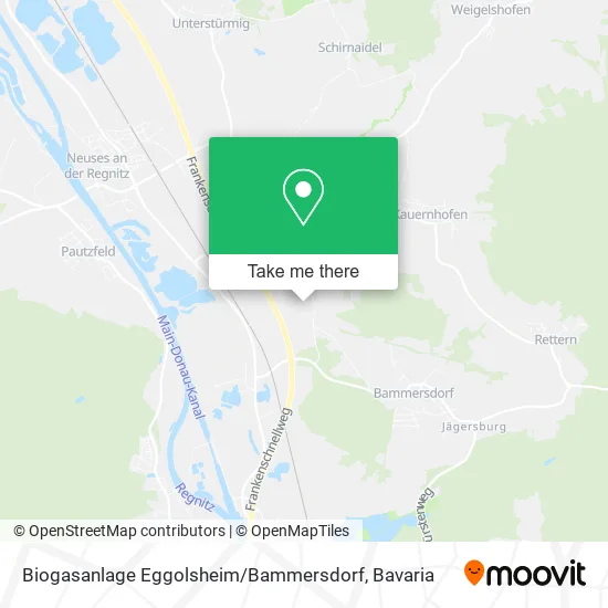 Карта Biogasanlage Eggolsheim / Bammersdorf