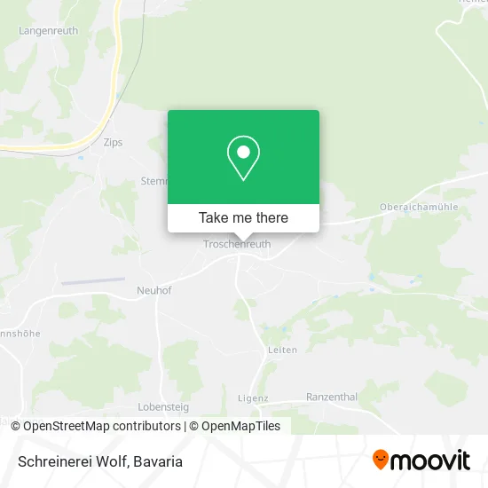 Карта Schreinerei Wolf