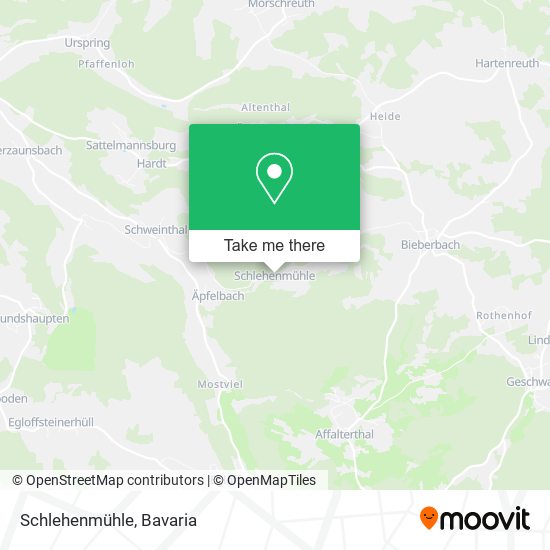 Schlehenmühle map