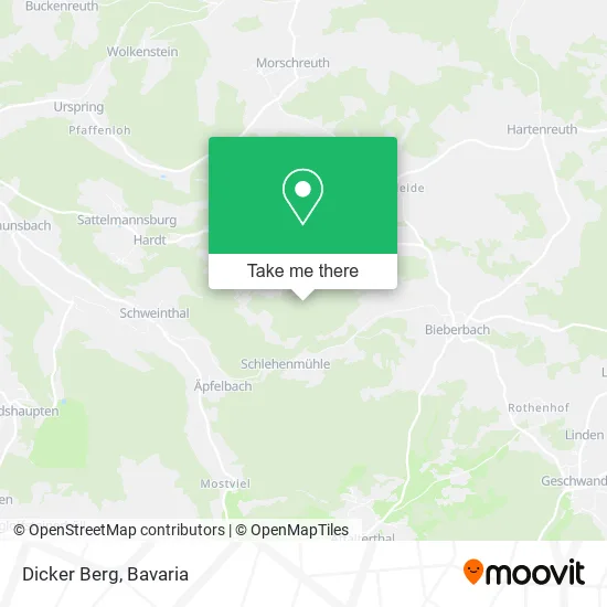 Карта Dicker Berg