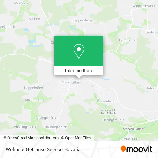 Карта Wehners Getränke Service