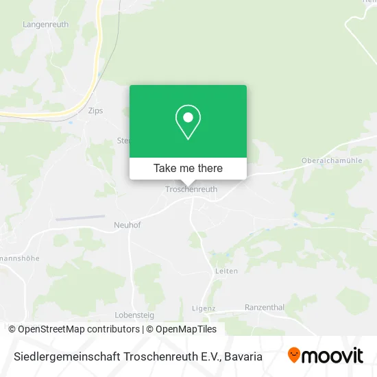 Карта Siedlergemeinschaft Troschenreuth E.V.