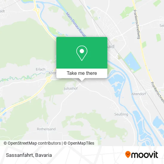 Карта Sassanfahrt