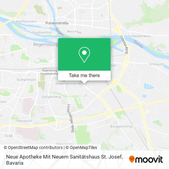 Карта Neue Apotheke Mit Neuem Sanitätshaus St. Josef