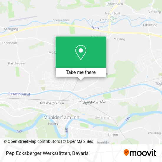 Карта Pep Ecksberger Werkstätten