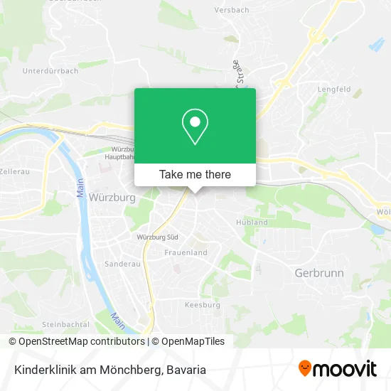 Карта Kinderklinik am Mönchberg