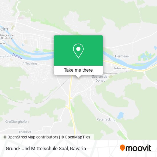 Grund- Und Mittelschule Saal map