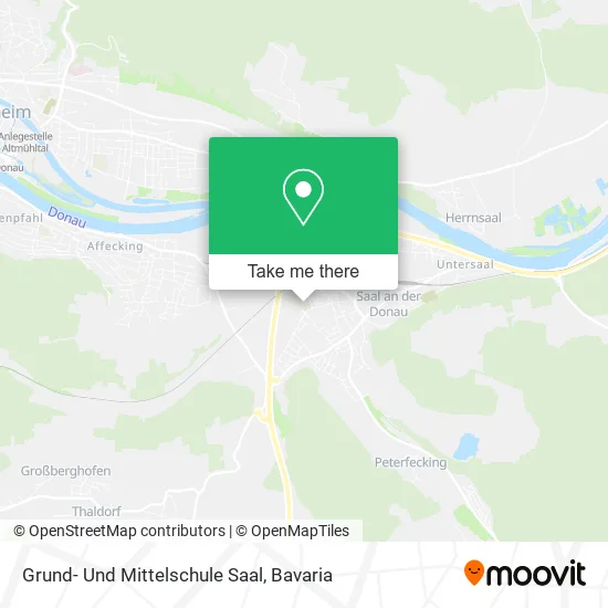 Карта Grund- Und Mittelschule Saal