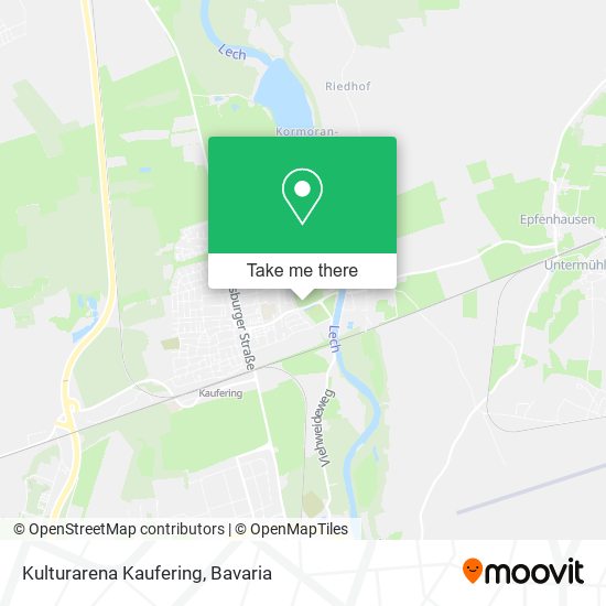 Kulturarena Kaufering map