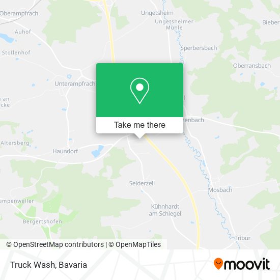 Truck Wash map