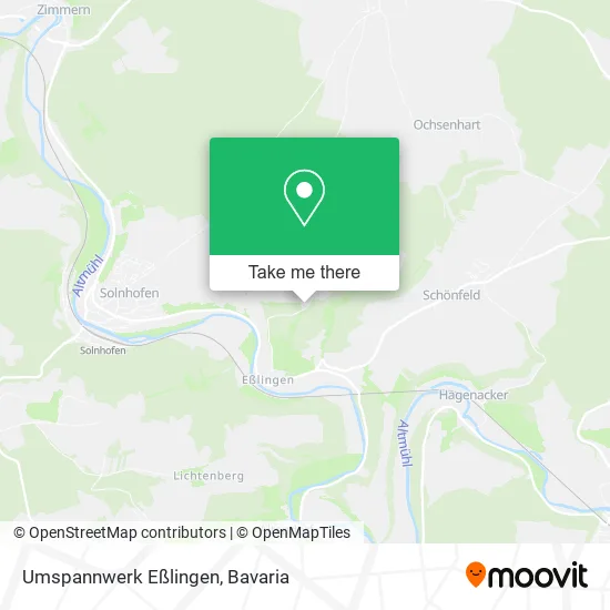 Карта Umspannwerk Eßlingen