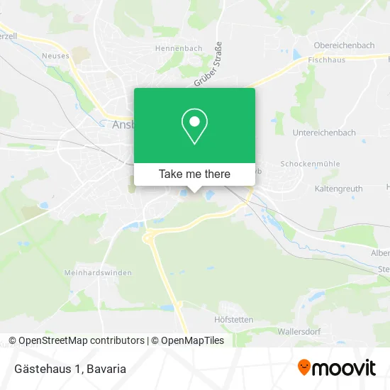 Карта Gästehaus 1