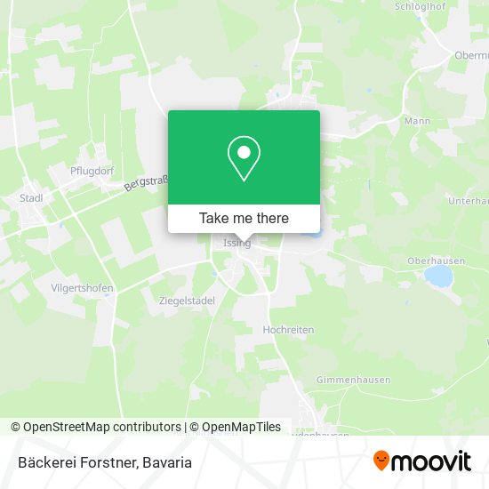 Bäckerei Forstner map