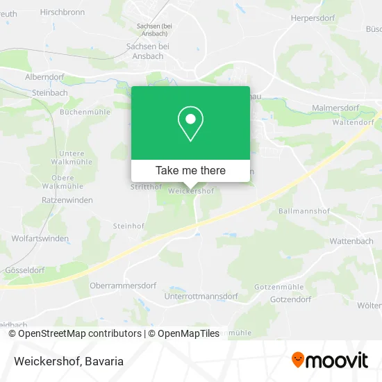 Карта Weickershof