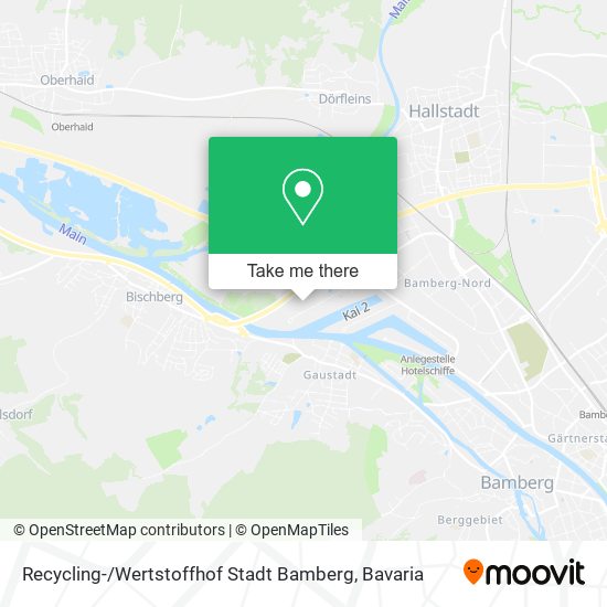 Recycling- / Wertstoffhof Stadt Bamberg map