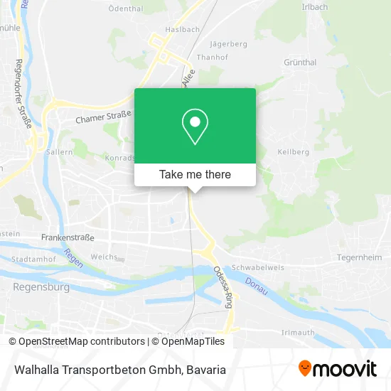 Карта Walhalla Transportbeton Gmbh