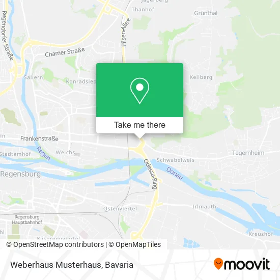 Карта Weberhaus Musterhaus