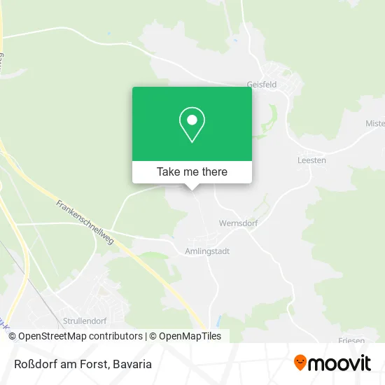 Карта Roßdorf am Forst