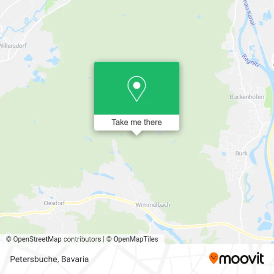 Карта Petersbuche