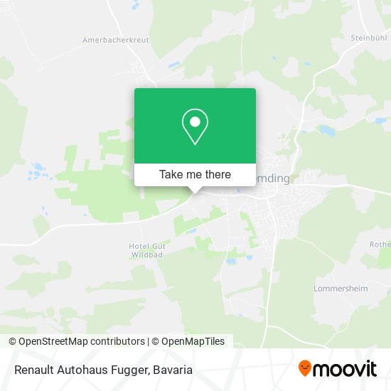 Renault Autohaus Fugger map