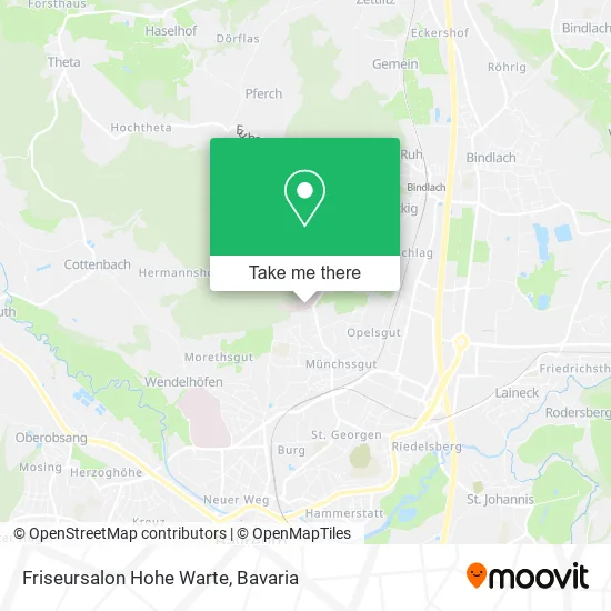 Карта Friseursalon Hohe Warte