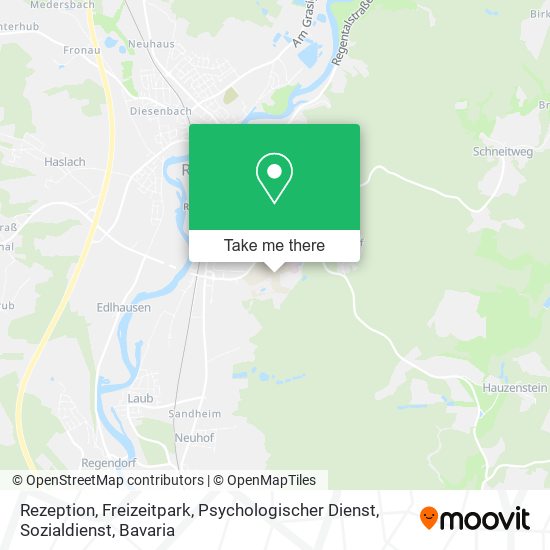Rezeption, Freizeitpark, Psychologischer Dienst, Sozialdienst map