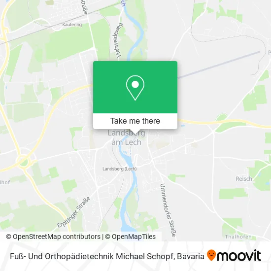 Карта Fuß- Und Orthopädietechnik Michael Schopf