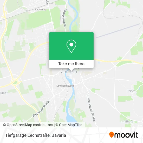 Карта Tiefgarage Lechstraße