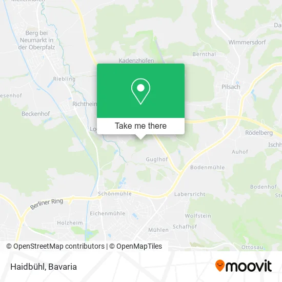 Карта Haidbühl