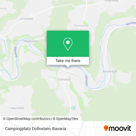 Карта Campingplatz Dollnstein