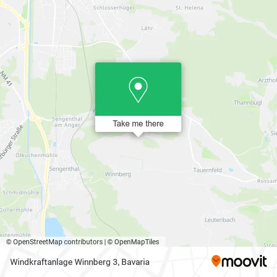 Карта Windkraftanlage Winnberg 3