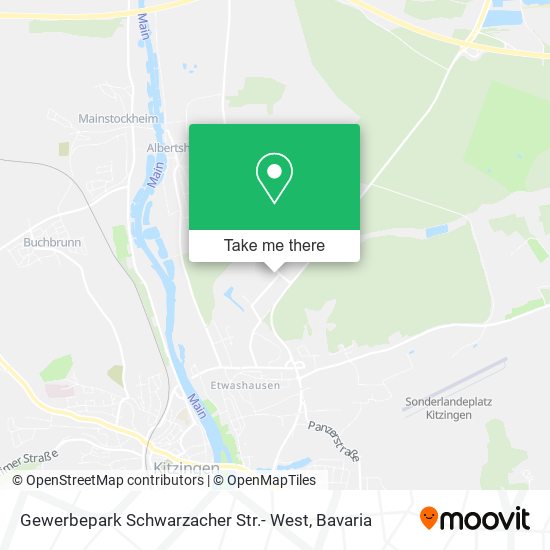 Gewerbepark Schwarzacher Str.- West map