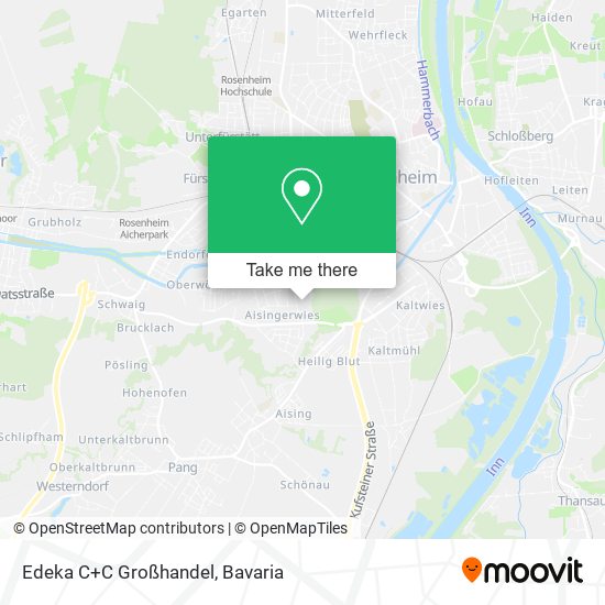 Edeka C+C Großhandel map
